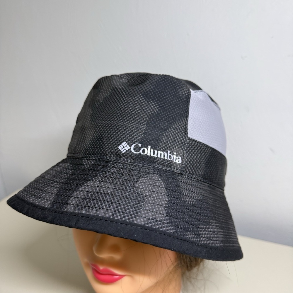 Columbia Sportswear Camo YOUTH KIDS Bucket Wide Brim Hat Sun Outdoor